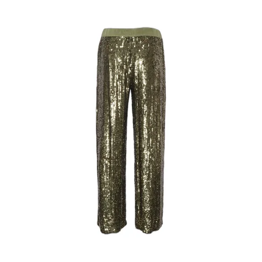 P.A.R.O.S.H. Sequin Embellished Wide-Leg Pants