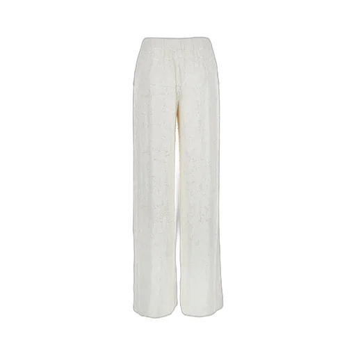 P.A.R.O.S.H. Sequin Embellished Wide-Leg Pants