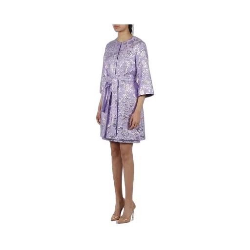 P.A.R.O.S.H. Phillys Jacquard Belted Coat