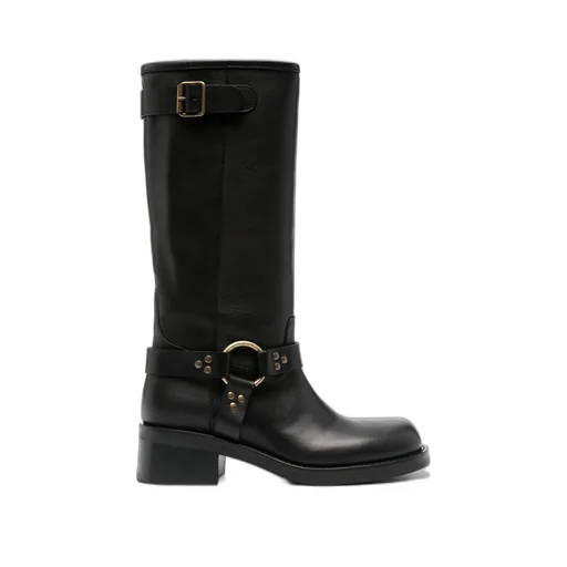 P.A.R.O.S.H. Stud Detailed Biker Boots