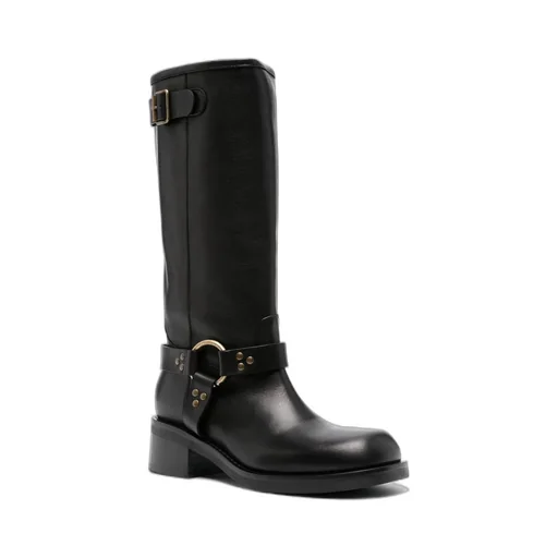 P.A.R.O.S.H. Stud Detailed Biker Boots