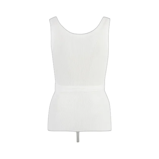 P.A.R.O.S.H. Tied-Waist Knitted Tank Top