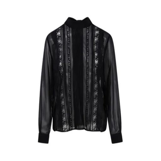 P.A.R.O.S.H. Scarf Detailed High-Neck Blouse