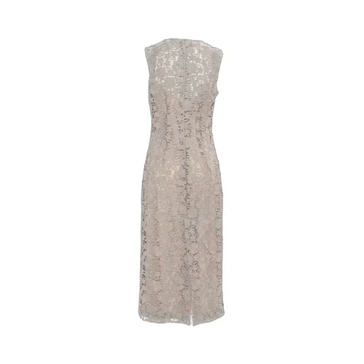 P.A.R.O.S.H. Peonia Floral Lace Midi Dress