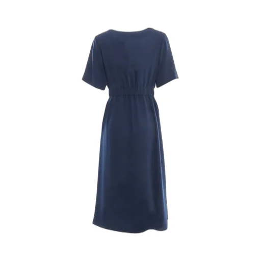 P.A.R.O.S.H. Elasticated Waist V-Neck Midi Dress