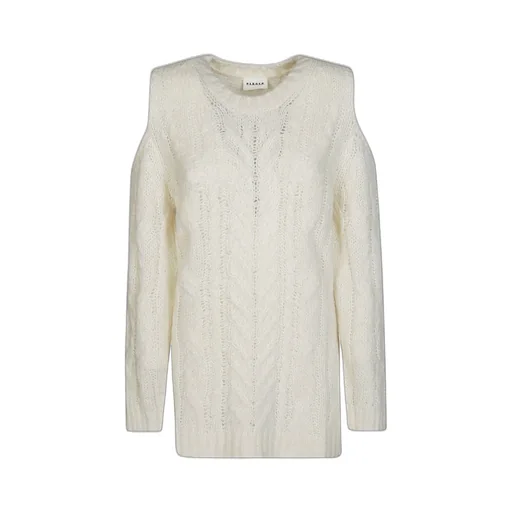 P.A.R.O.S.H. Shoulder Cut-Out Knit Sweater