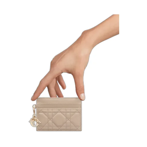 Lady Dior Freesia Card Holder