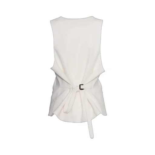 P.A.R.O.S.H. Rear Belted Buttoned Vest