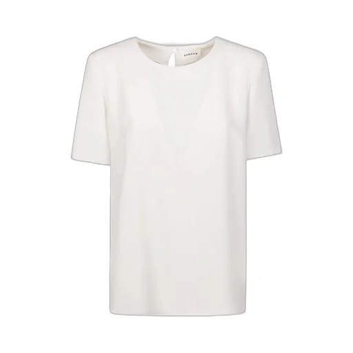 P.A.R.O.S.H. Cady Round-Neck Blouse