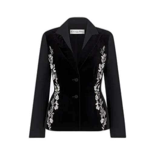 Embroidered Fitted Jacket