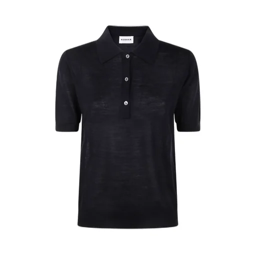 P.A.R.O.S.H. Short-Sleeved Knitted Polo Shirt