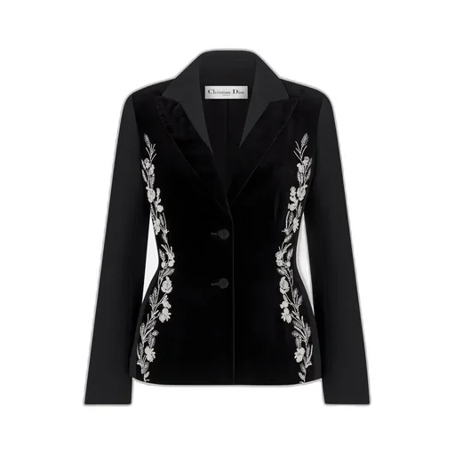 Embroidered Fitted Jacket