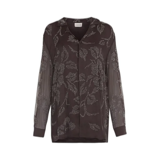 P.A.R.O.S.H. Sequin-Embellished Long Sleeved Shirt