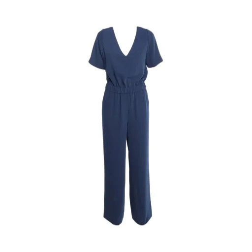 P.A.R.O.S.H. V-Neck Elasticated Waist Jumpsuit