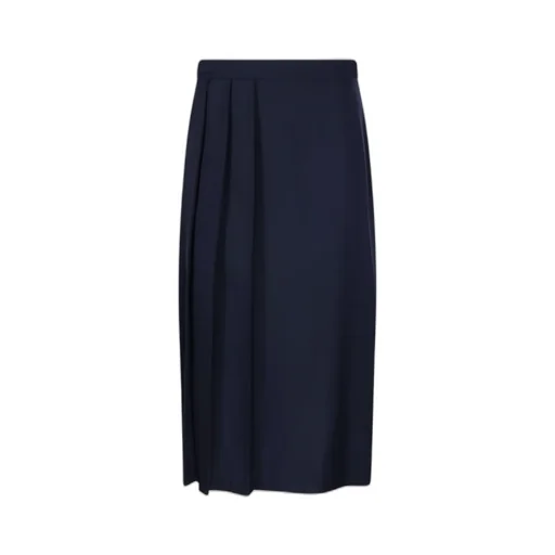 P.A.R.O.S.H. Pleat Detailed Midi Skirt