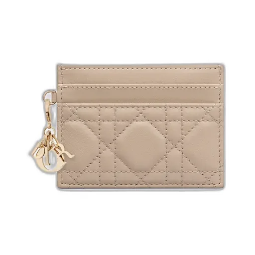 Lady Dior Freesia Card Holder