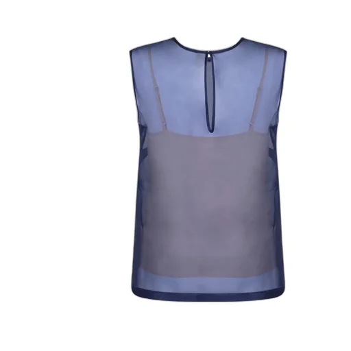 P.A.R.O.S.H. Semi-Sheer Sleeveless Top