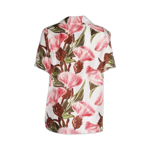 P.A.R.O.S.H. Floral Print Short-Sleeved Shirt