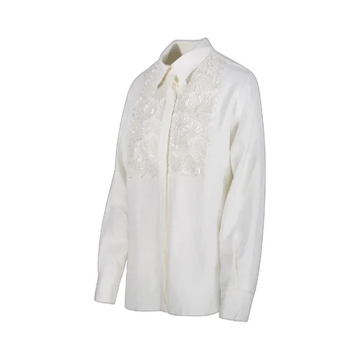 P.A.R.O.S.H. Sequin Embellished Long-Sleeved Shirt