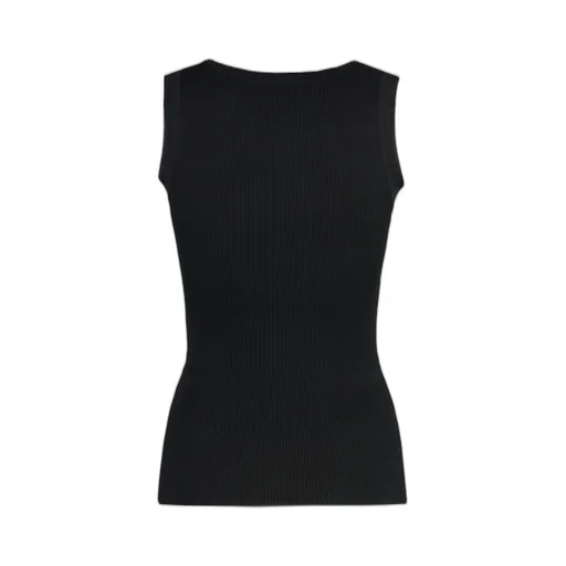 P.A.R.O.S.H. Straight Hem Ribbed Top