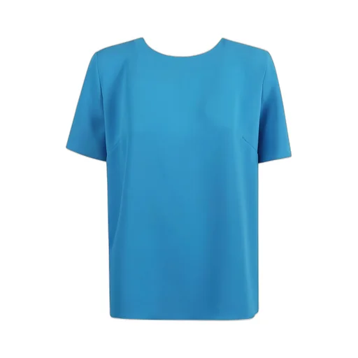 P.A.R.O.S.H. Cady Round-Neck Blouse