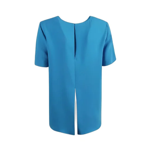 P.A.R.O.S.H. Cady Round-Neck Blouse