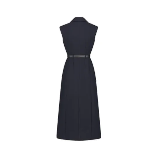 Mid-Length Belted Dress
