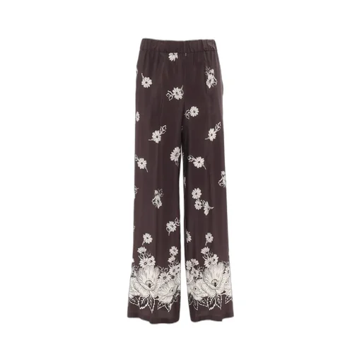 P.A.R.O.S.H. Floral Wide-Leg Pants