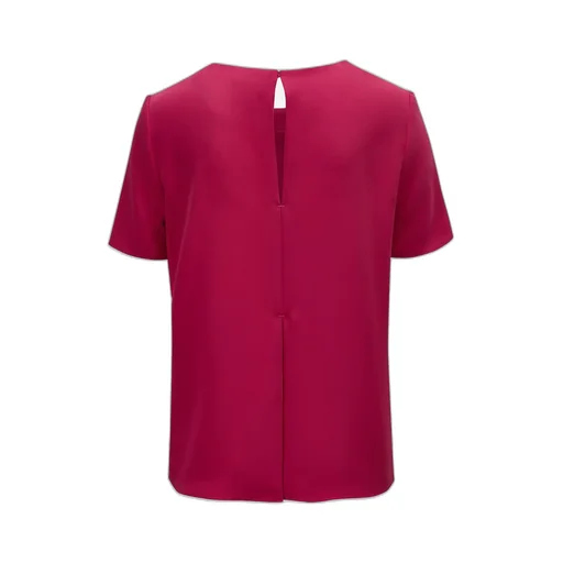 P.A.R.O.S.H. Cady Round-Neck Blouse