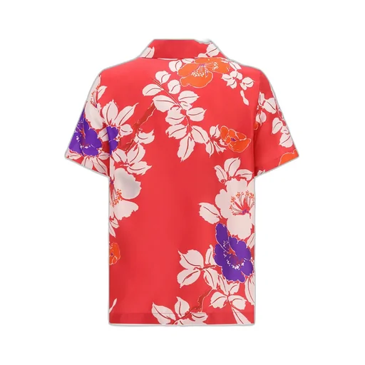 P.A.R.O.S.H. Floral Print Short-Sleeved Shirt