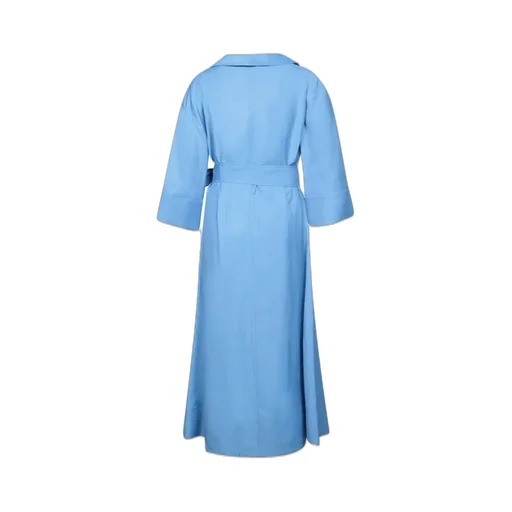 P.A.R.O.S.H. Collared Tie-Detailed Dress