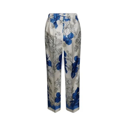 P.A.R.O.S.H. Serenella Floral Prionted Trousers