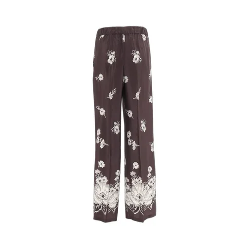 P.A.R.O.S.H. Floral Wide-Leg Pants