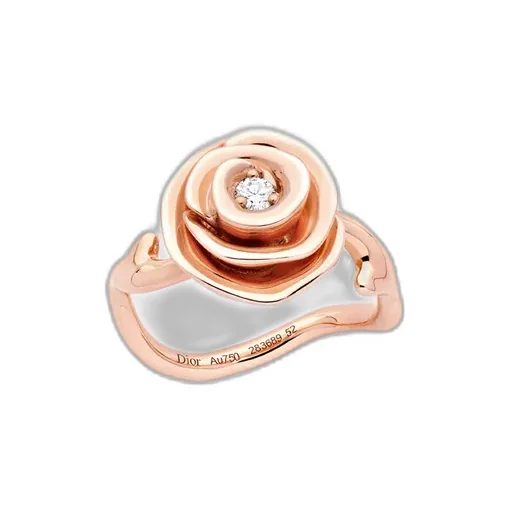 Large Rose Dior Couture Ring