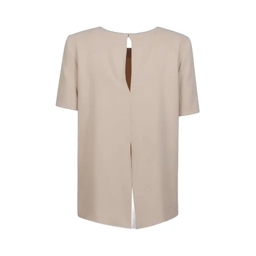P.A.R.O.S.H. Cady Round-Neck Blouse