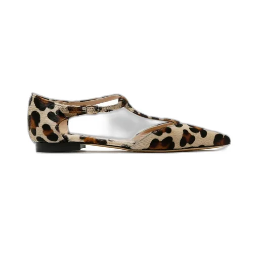 P.A.R.O.S.H. Leopard Print Pointed-Toe Shoes