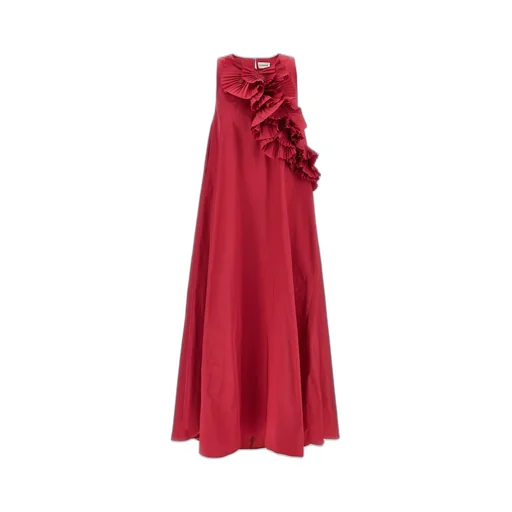 P.A.R.O.S.H. S Ruffle Detailed Sleeveless Dress