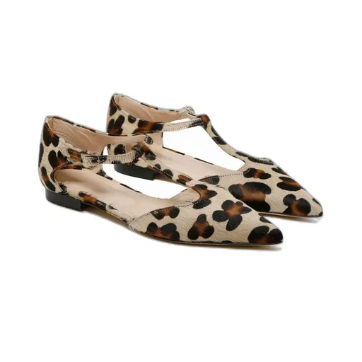 P.A.R.O.S.H. Leopard Print Pointed-Toe Shoes