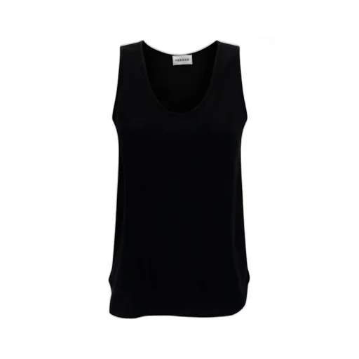P.A.R.O.S.H. Crewneck Satin Tank Top