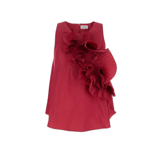 P.A.R.O.S.H. Ruffle Detailed Sleeveless Dress