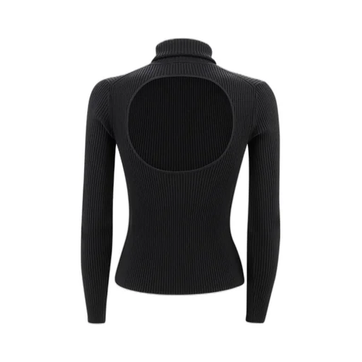 P.A.R.O.S.H. Cut Out-Detail Roll Neck Jumper