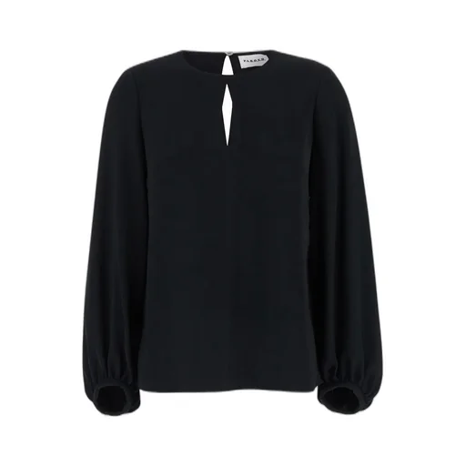 P.A.R.O.S.H. Cut-Out Long-Sleeved Blouse