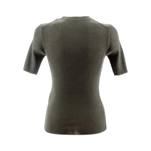 P.A.R.O.S.H. Short-Sleeved Crewneck Ribbed Top