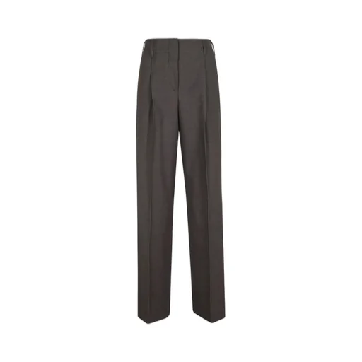 P.A.R.O.S.H. Pleat Straight-Leg Trousers