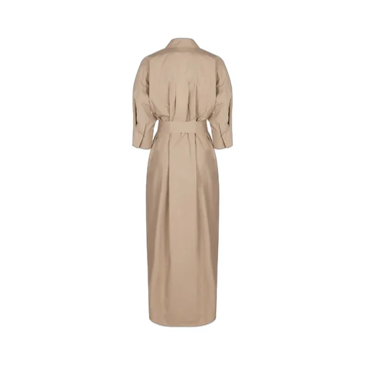 P.A.R.O.S.H. Short Sleeved Belted Waist Shirt Dress