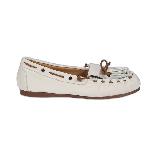 P.A.R.O.S.H. Bow Detailed Fringed Loafers