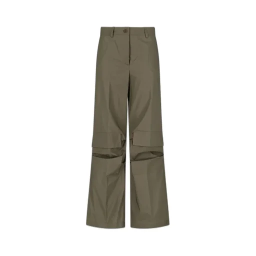 P.A.R.O.S.H. Mid-Rise Wide-Leg Pants