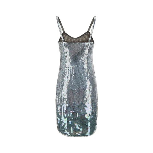 P.A.R.O.S.H. Sequin Embellished Mini Dress