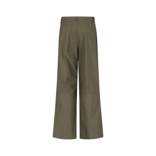 P.A.R.O.S.H. Mid-Rise Wide-Leg Pants