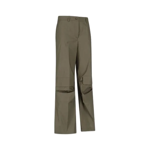 P.A.R.O.S.H. Mid-Rise Wide-Leg Pants